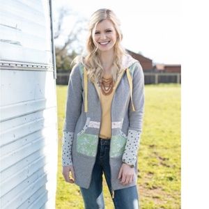 Evy’s Tree “Rosie” in Dove Grey hoodie